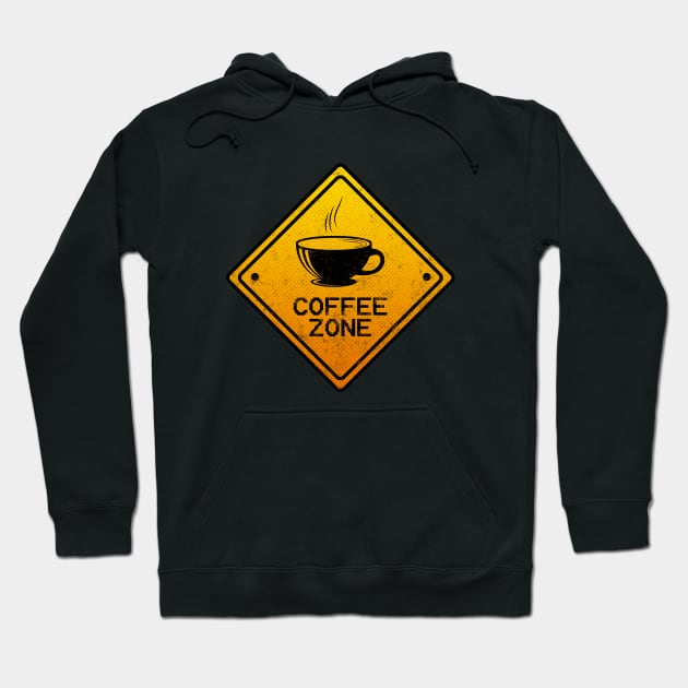 COFFEE ZONE Hoodie by canzyartstudio